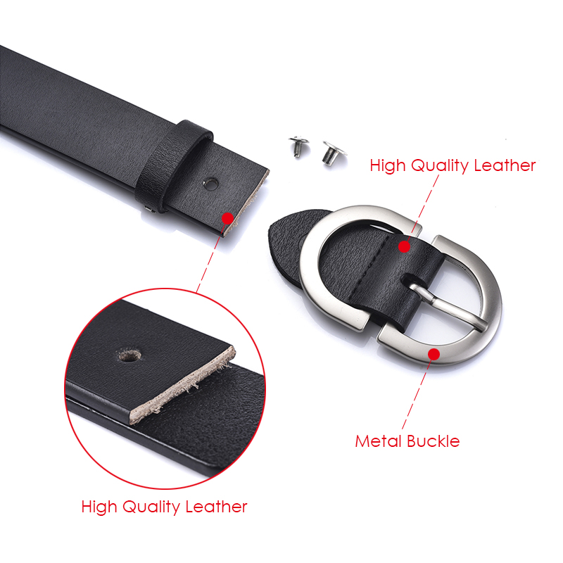 VATLTY 2022 Women's Leather Be - Formal Belt Leather Thin recensie en prijs