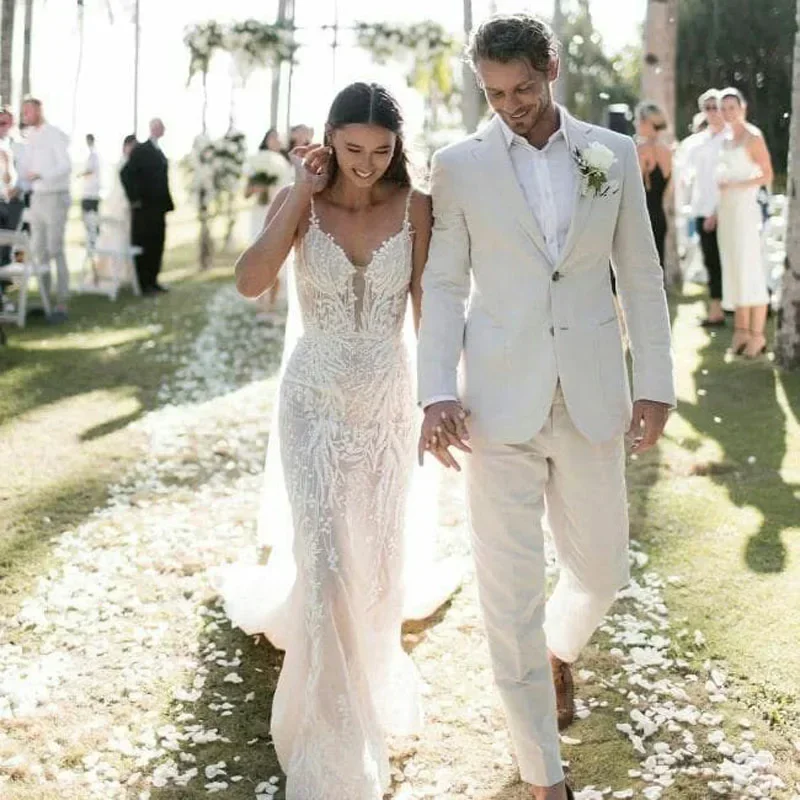 Linen Wedding Tuxedo For Men S - Men Formal Wear Modern recensie en prijs