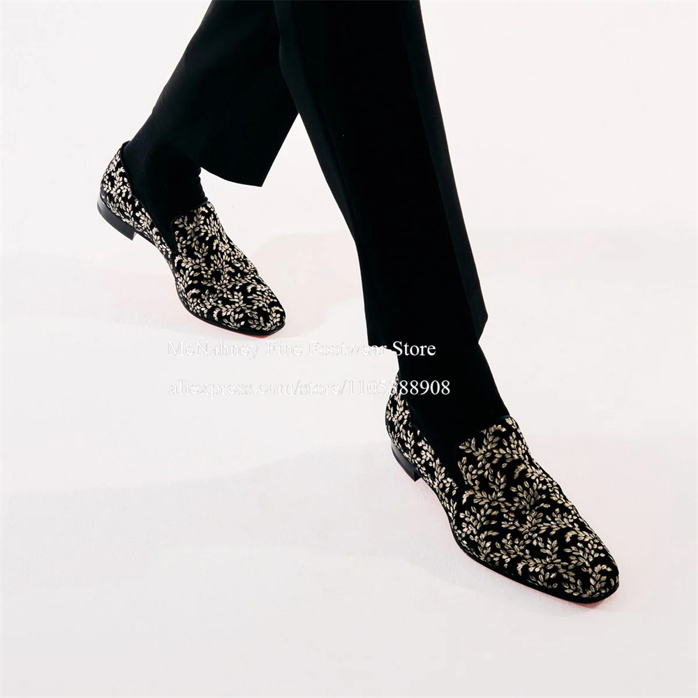 Black Silk Velvet Slip On Loaf - Men Formal Party Wear Dress recensie en prijs