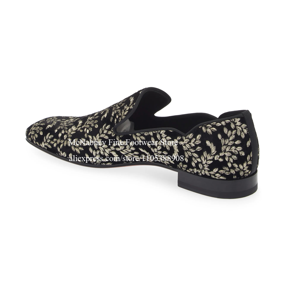 Black Silk Velvet Slip On Loaf - Men Formal Party Wear Dress recensie en prijs