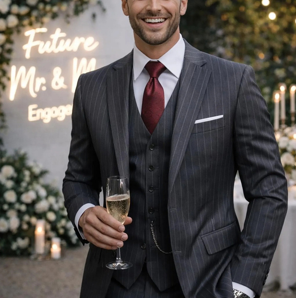 Elegant 3 Piece Wedding Party  - Men'S Formal Wear For Engagement recensie en prijs