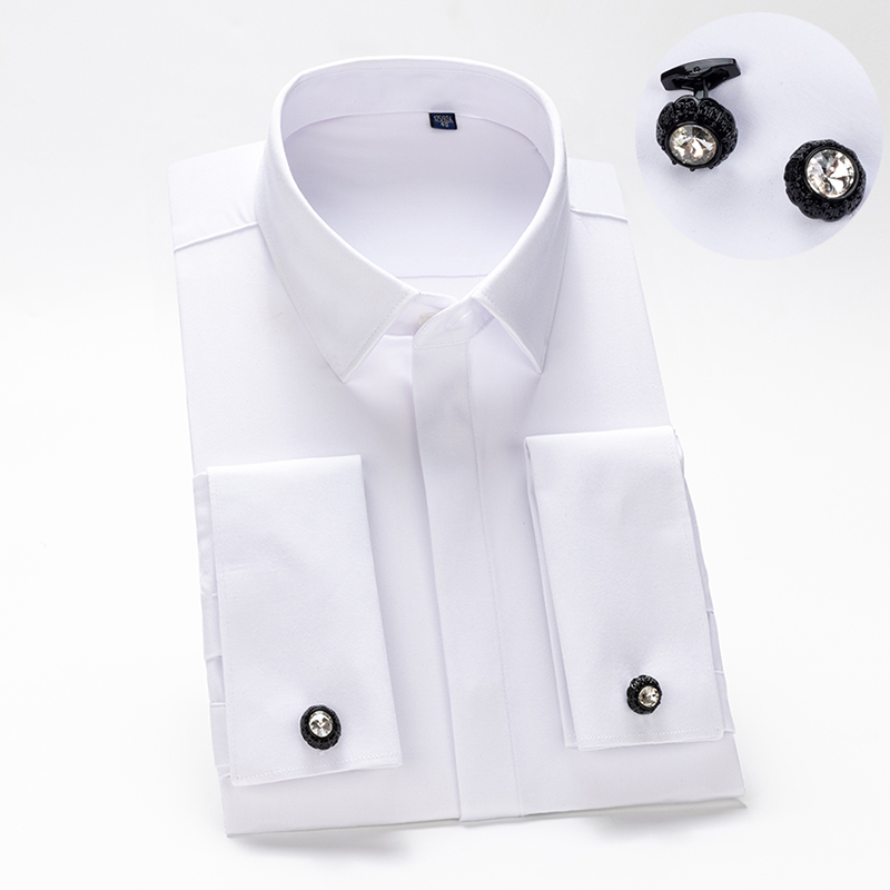 Men's French cufflinks shirt,  - High End Men'S Formal Wear recensie en prijs