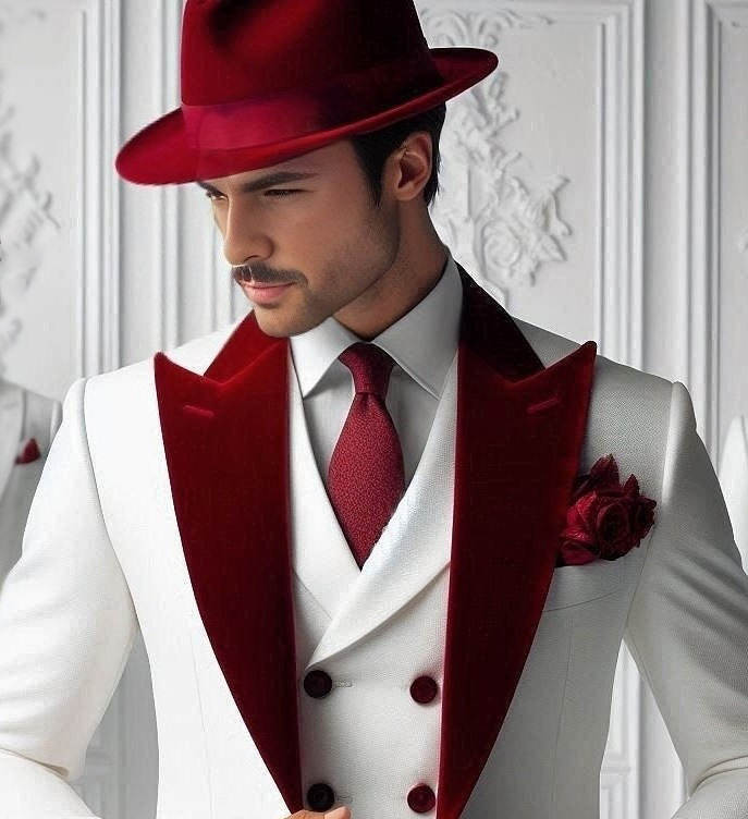 Formal Man Tuxedos Velvet 3 Pc - Men'S Formal Wear For Graduation recensie en prijs