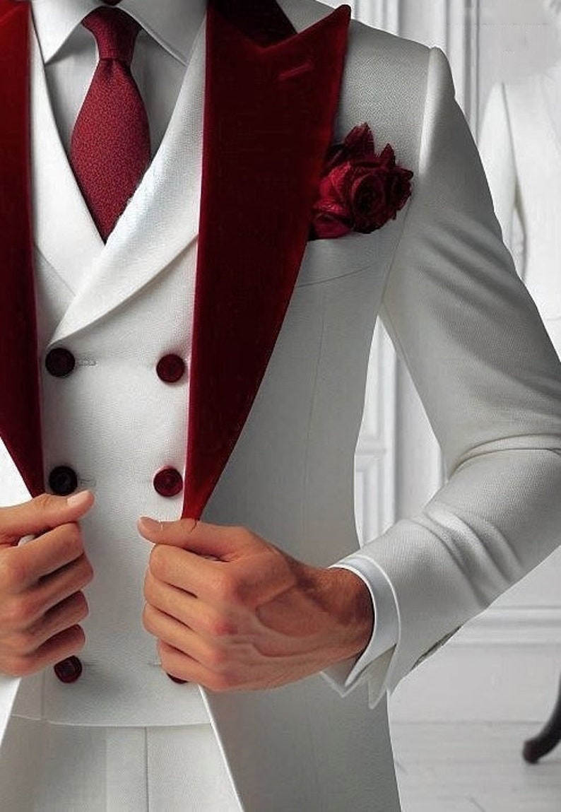 Formal Man Tuxedos Velvet 3 Pc - Men'S Formal Wear For Graduation recensie en prijs