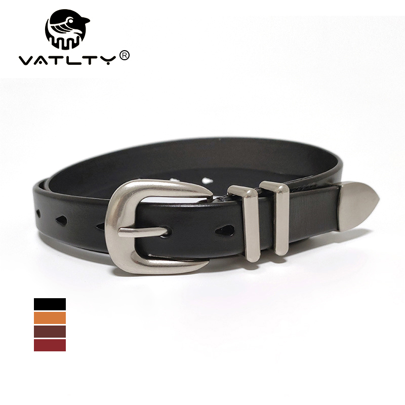 VATLTY 2.3cm Leather Belt for  - Formal Belt Leather Thin recensie en prijs