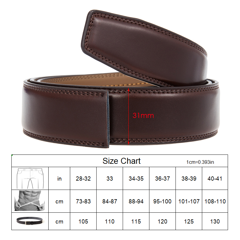 VATLTY Official Genuine Men's  - Formal Belt Leather Thin recensie en prijs