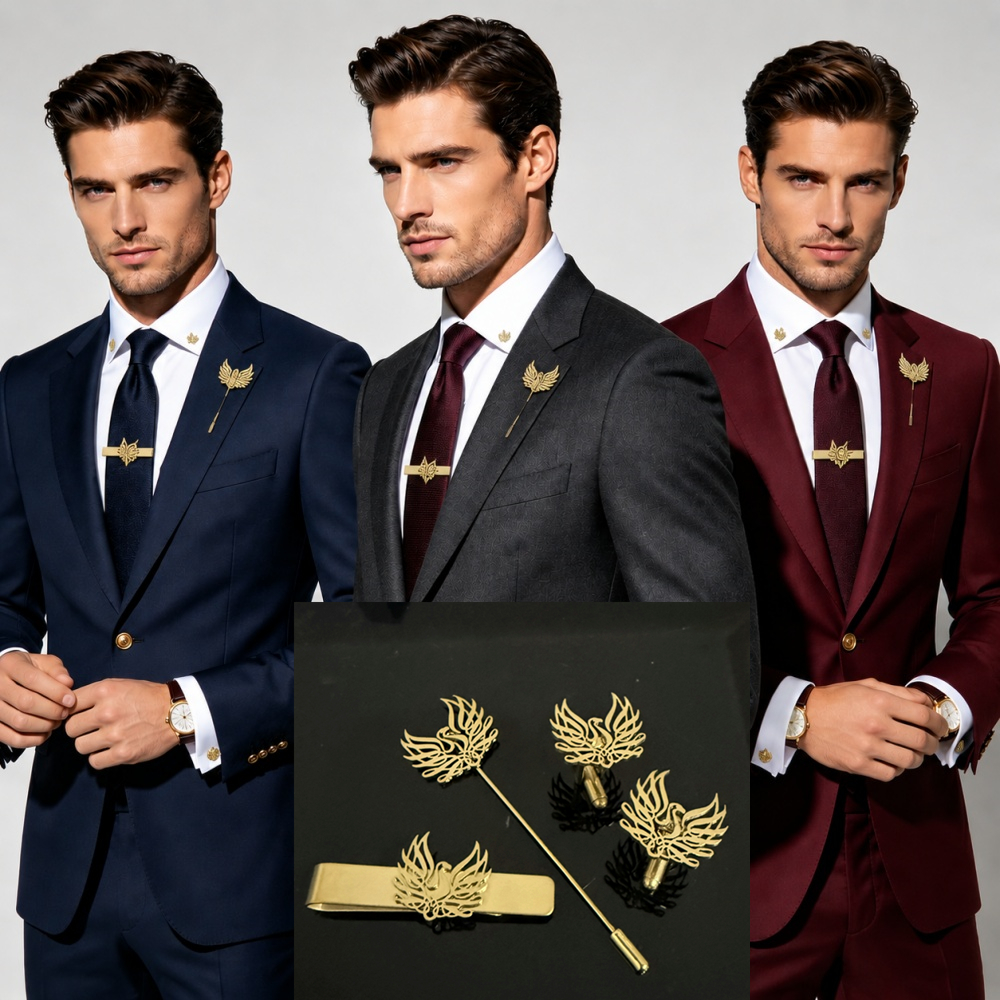 Custom Cufflink Tie Set Bar Pe - Men'S Formal Wear For A Wedding recensie en prijs