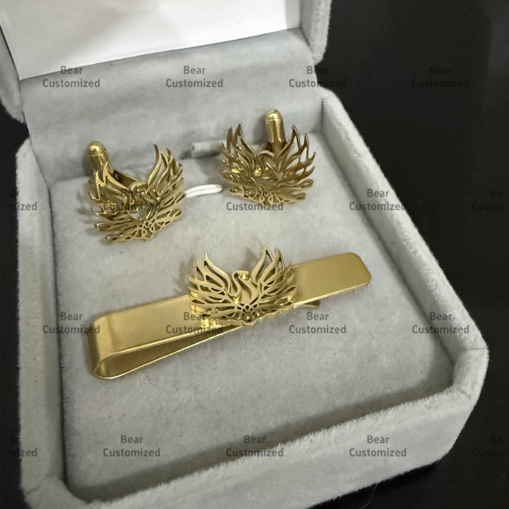 Custom Cufflink Tie Set Bar Pe - Men'S Formal Wear For A Wedding recensie en prijs