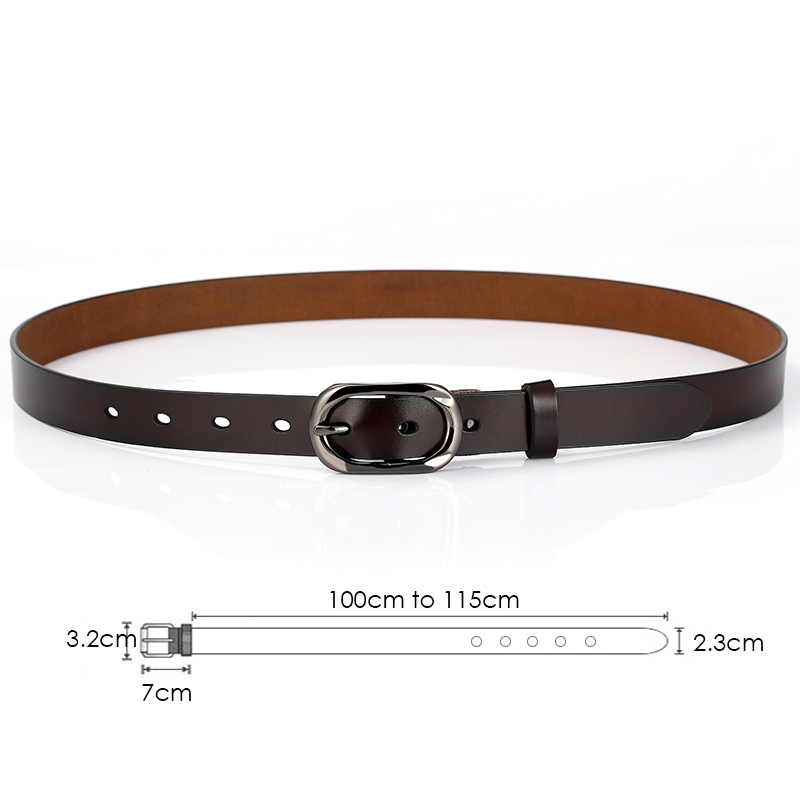VATLTY 95cm-115cm Leather Belt - Formal Belt Leather Thin recensie en prijs