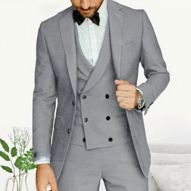 Men's Slim Fit Three-Piece Sui - High End Men'S Formal Wear recensie en prijs