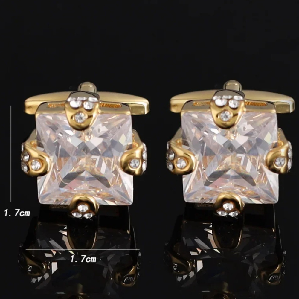 New Men's Luxury Rhinestone Cu - Men'S Formal Wear Jewelry recensie en prijs