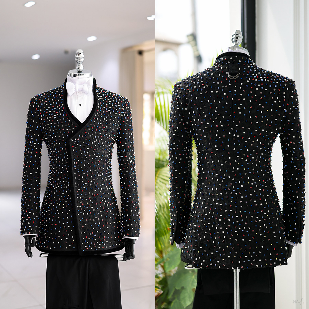 Colorful Crystals Men Suits Se - Men Formal Wear Modern recensie en prijs