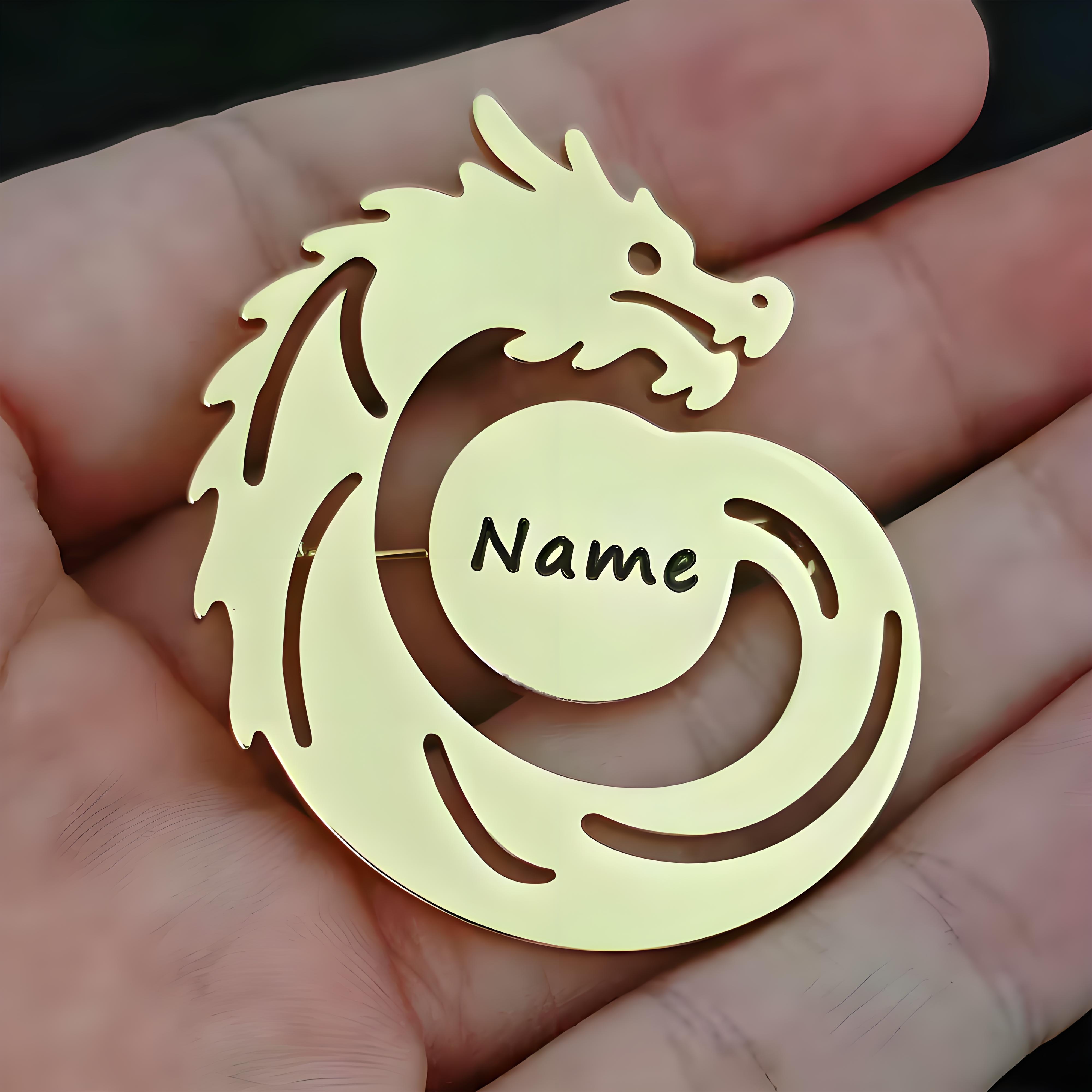 Custom Name Dragon Brooch, Per - Men'S Formal Wear Jewelry recensie en prijs