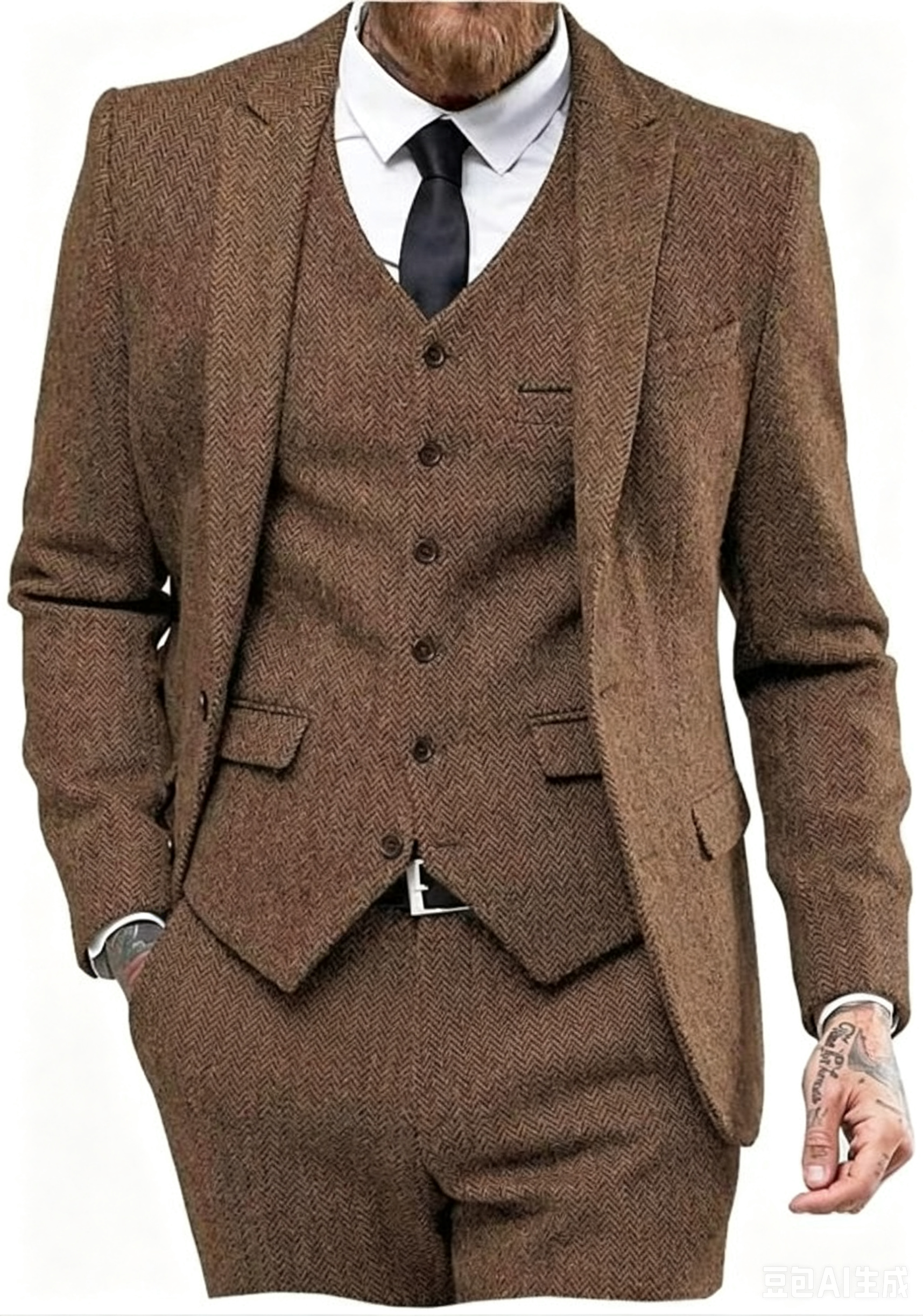 Dark Brown Wool Tweed Winter S - Men'S Formal Wear For A Wedding recensie en prijs
