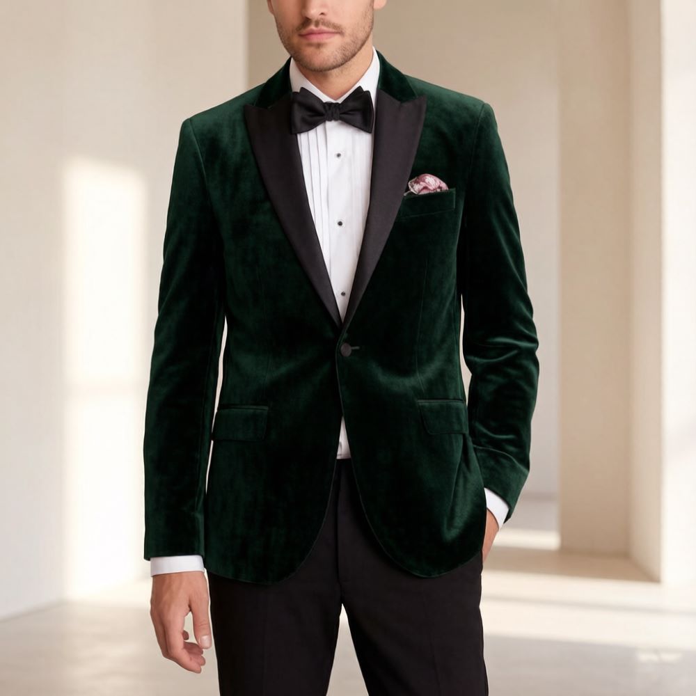 Velvet Formal Suits for Men Sl - Men'S Formal Wear For Reception recensie en prijs