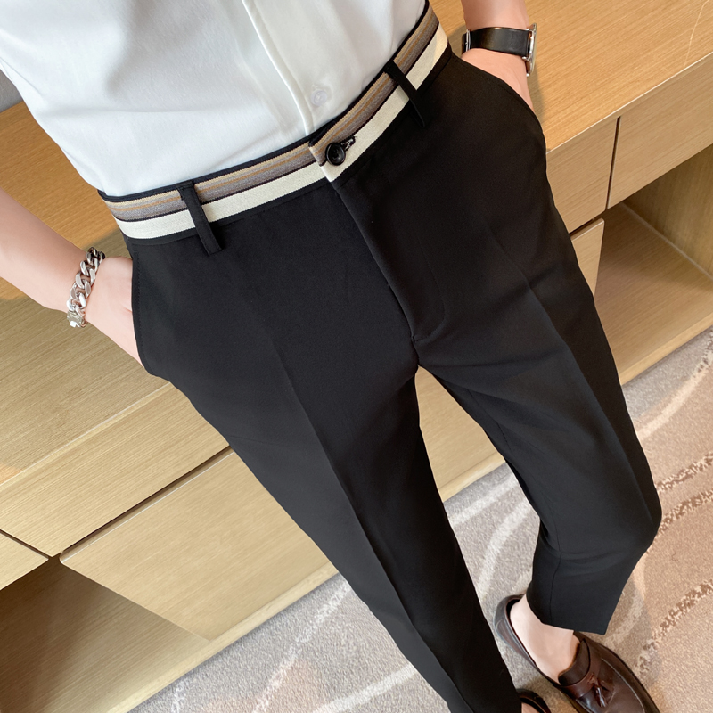Fashion Waist Stripes Suit Pan - Men'S Formal Wear For A Wedding recensie en prijs