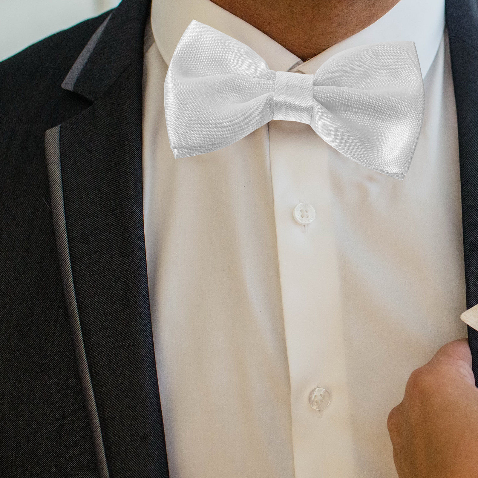 1Set Satin Finish Bow Tie Cumm - Men'S Formal Wear For Graduation recensie en prijs