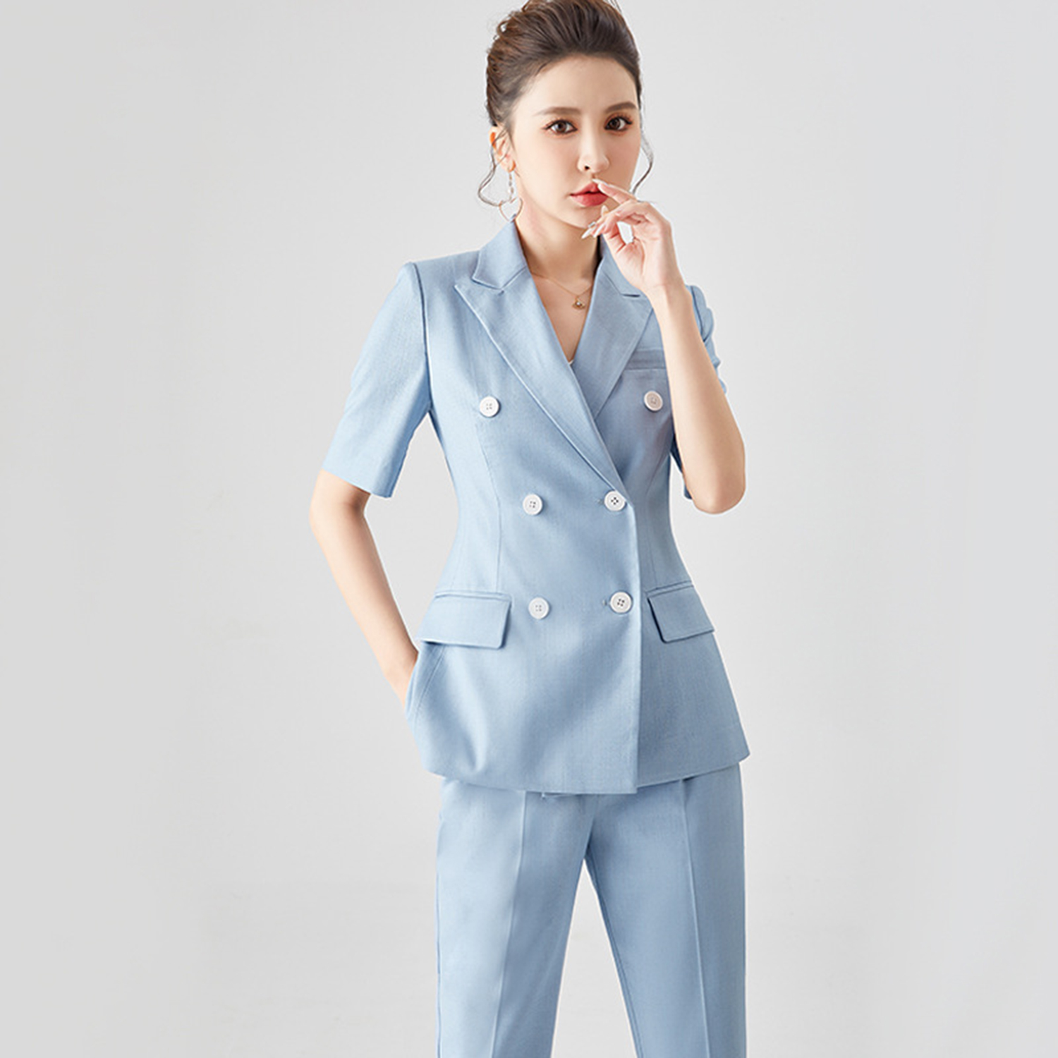 Allingentle Women's Suit Slim  - Double Breasted Blazer recensie en prijs