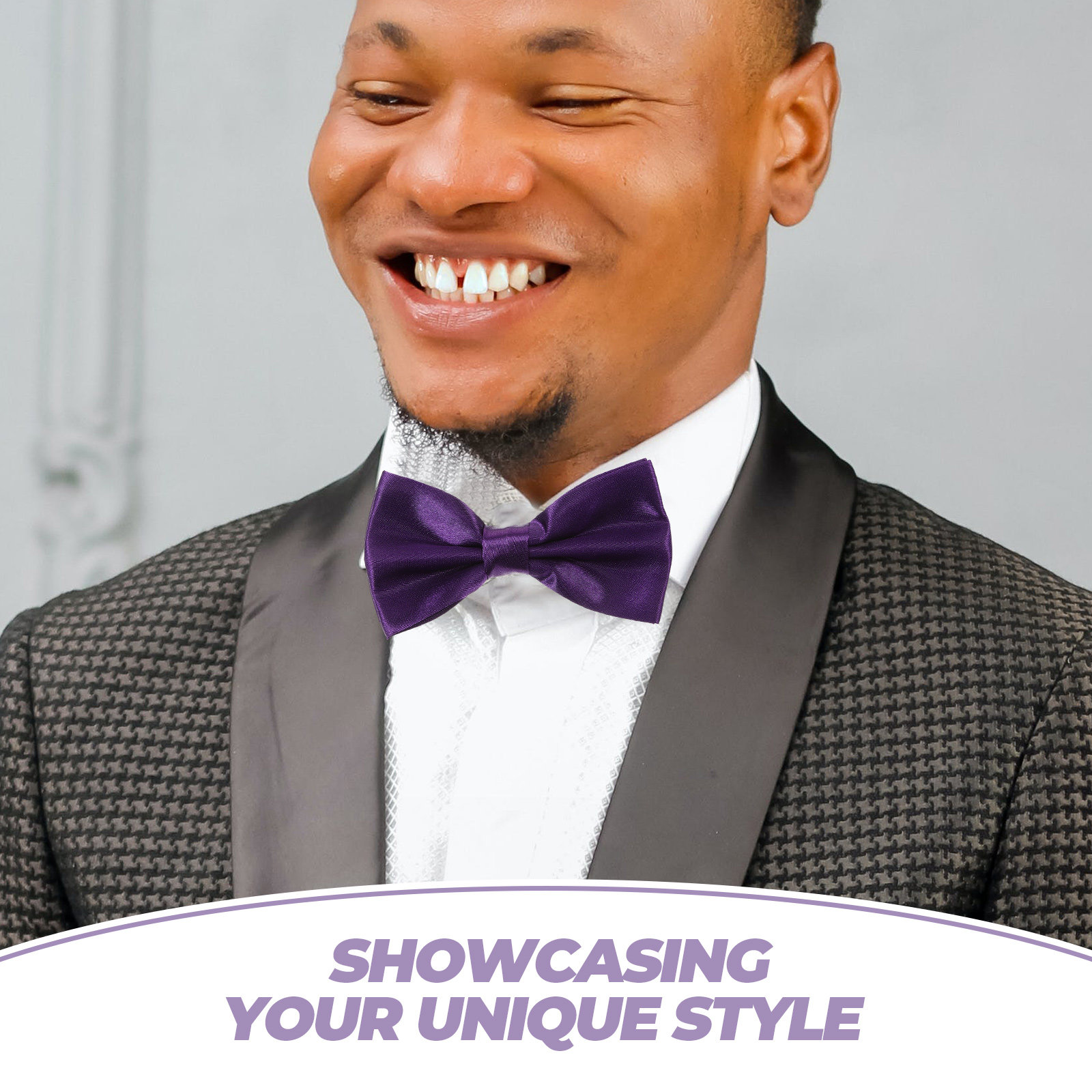 1Set Elegant Satin Bow Tie Cum - Men'S Formal Wear For Graduation recensie en prijs