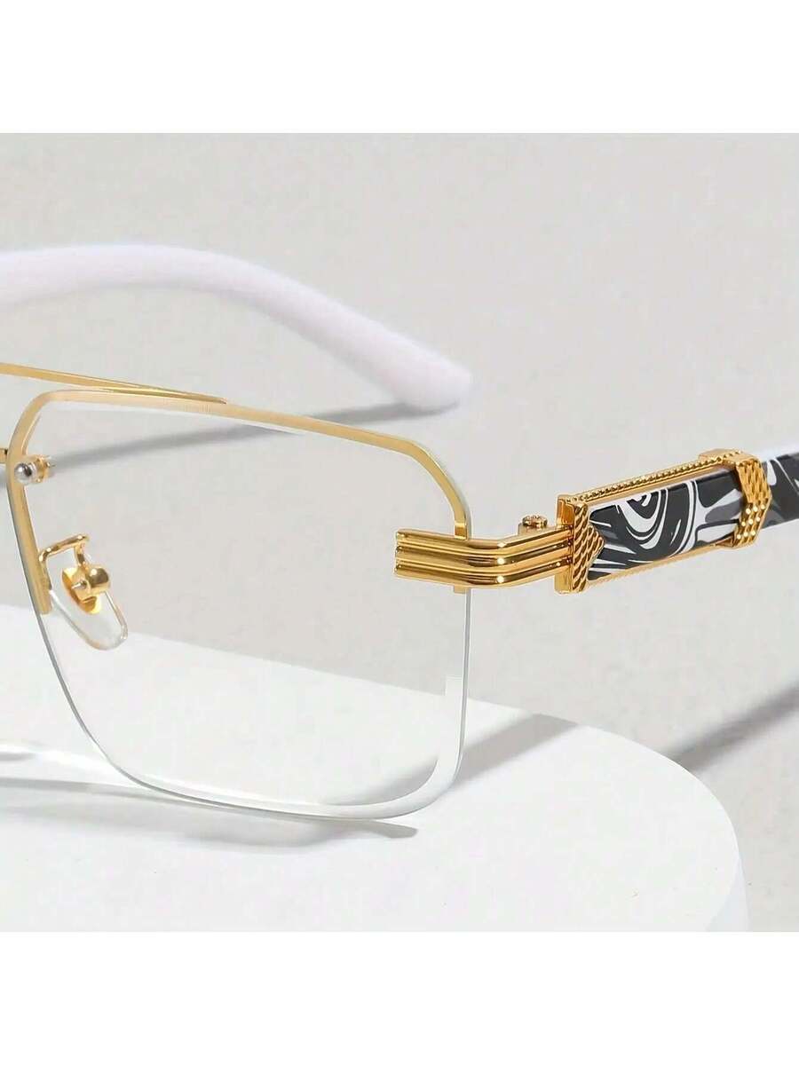 Mens Half-Frame Eyewear With T - Men Formal Wear Modern recensie en prijs