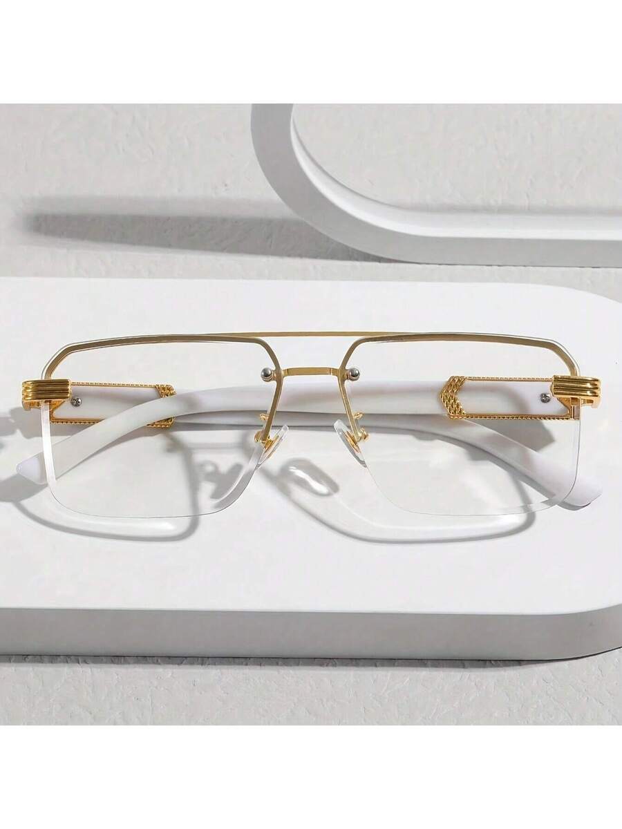 Mens Half-Frame Eyewear With T - Men Formal Wear Modern recensie en prijs