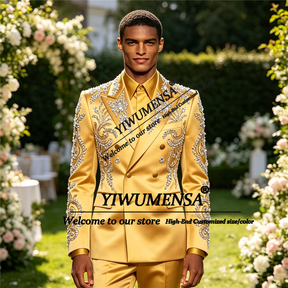 Sparkly Satin Suit Men Formal  - High End Men'S Formal Wear recensie en prijs