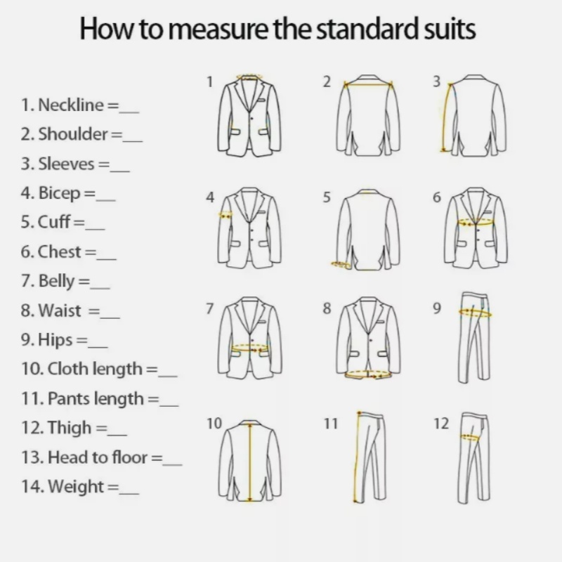 Formal Wedding Tuxedos 3 Pcs P - Men'S Formal Wear No Suit recensie en prijs