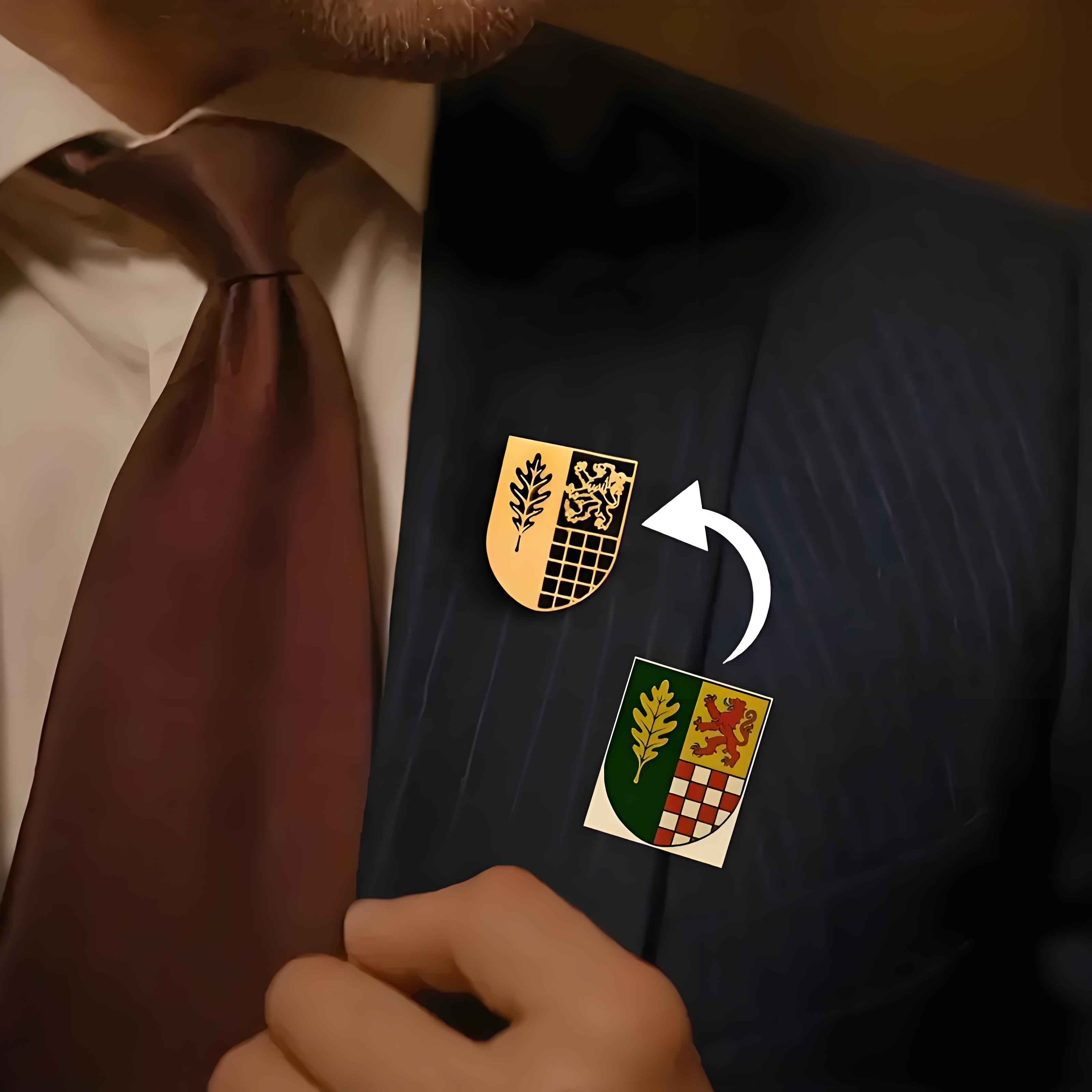 High - End Custom Logo Brooch  - Men'S Formal Wear Jewelry recensie en prijs