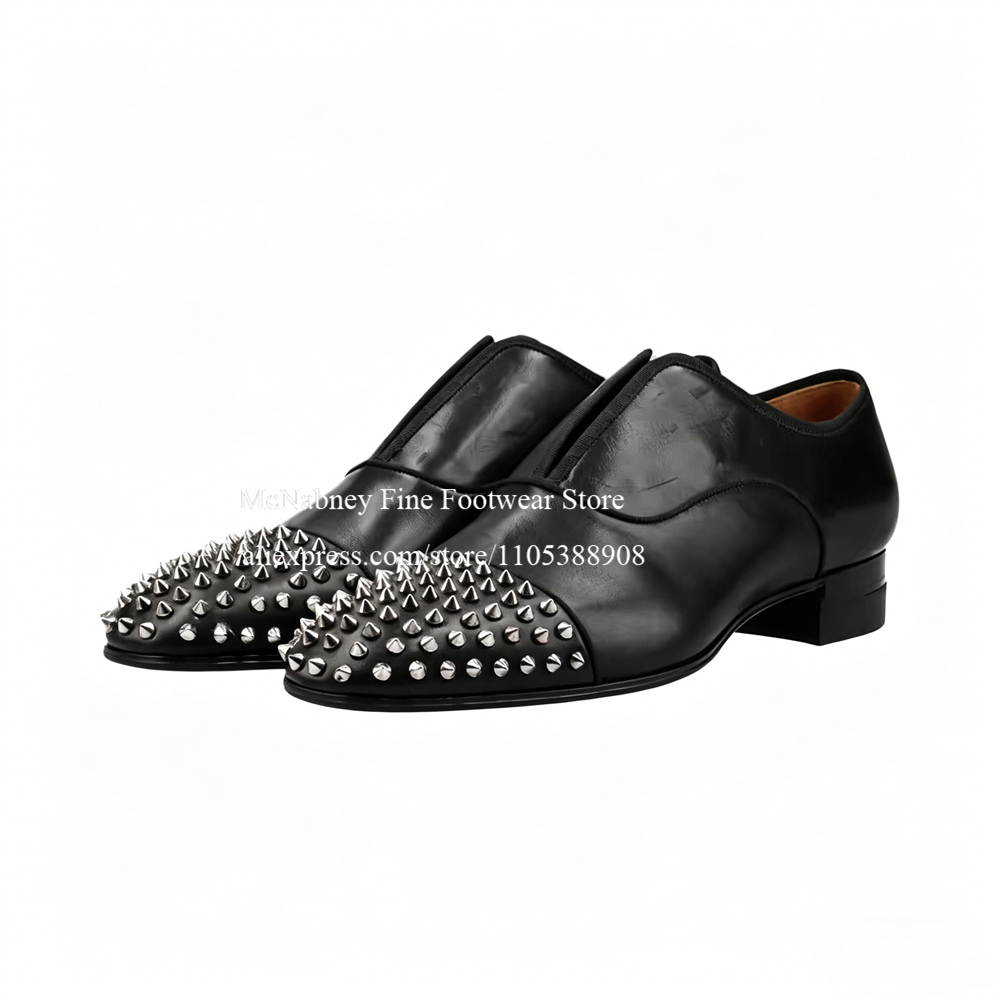 Spike Studs Leather Dress Shoe - Men Formal Party Wear Dress recensie en prijs