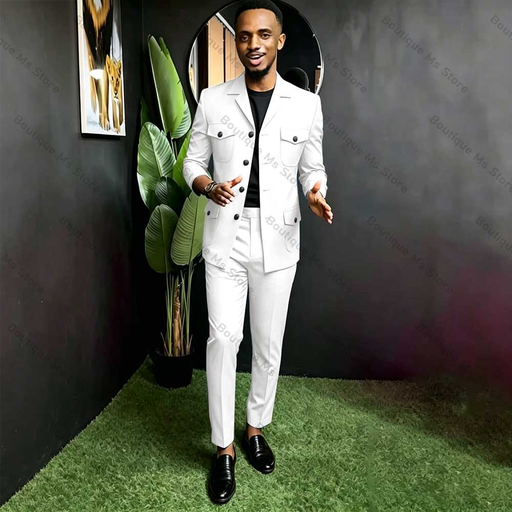 Men Safari Suit Two Piece Set  - Men Formal Wear Office recensie en prijs