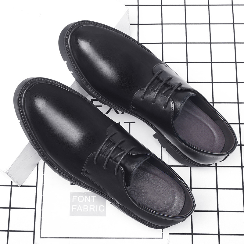 Mens Black Leather Lace Up Dre - Men Formal Wear Office recensie en prijs