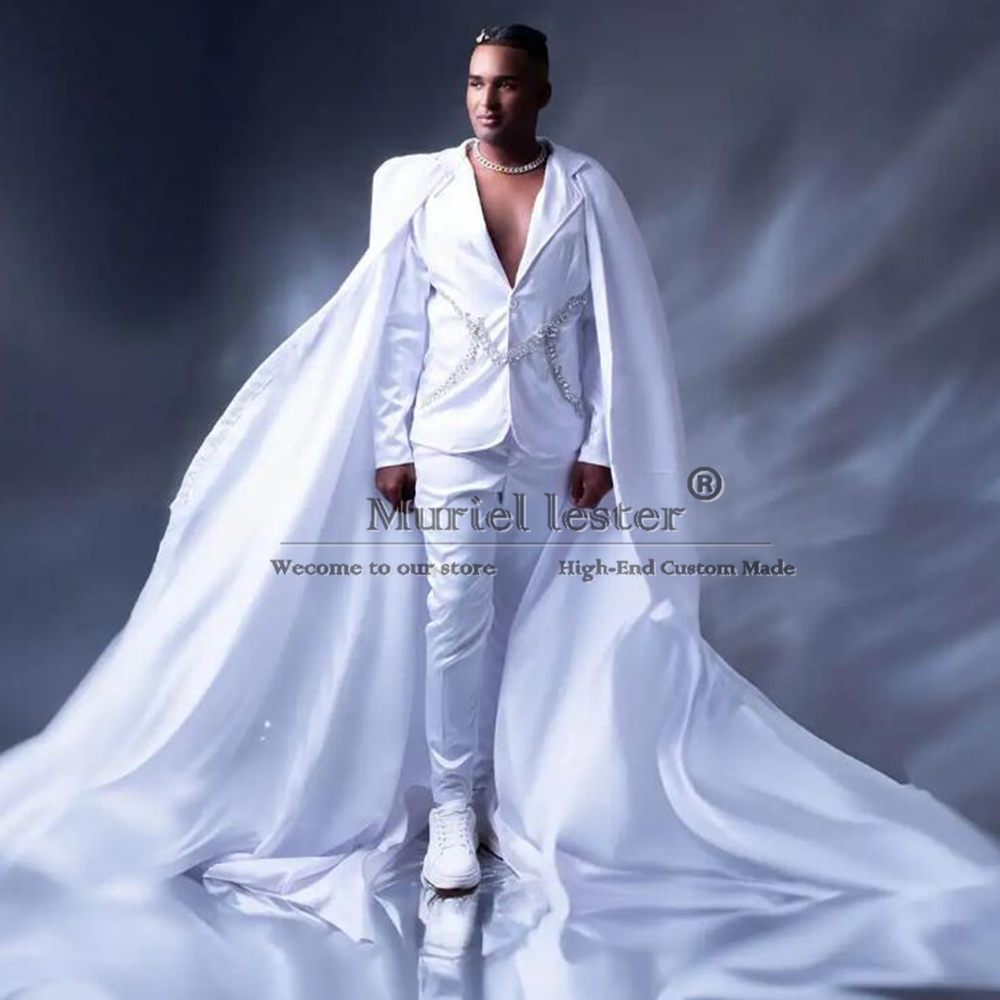 White Groom Wear Wedding Suits - Men'S Formal Wear Jewelry recensie en prijs