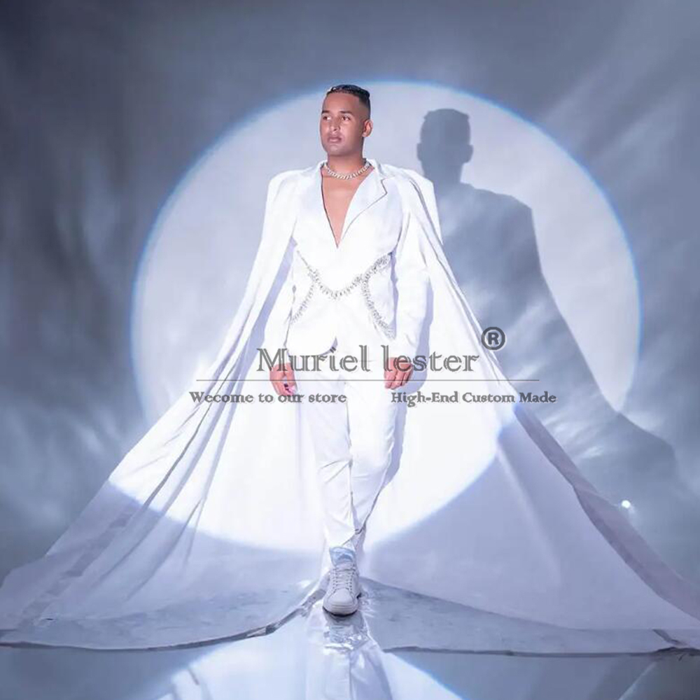 White Groom Wear Wedding Suits - Men'S Formal Wear Jewelry recensie en prijs