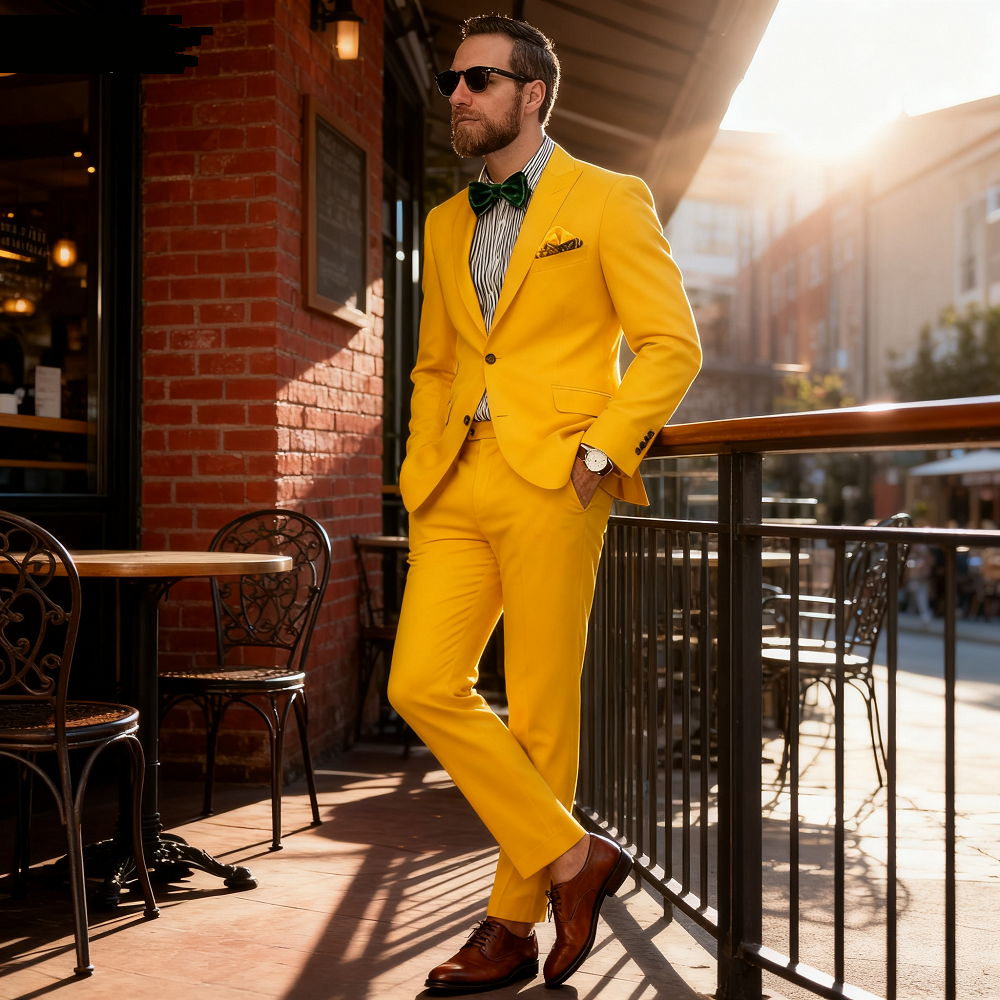 Blue Suit Men's Custom-Fit Ter - Men'S Formal Wear For Graduation recensie en prijs