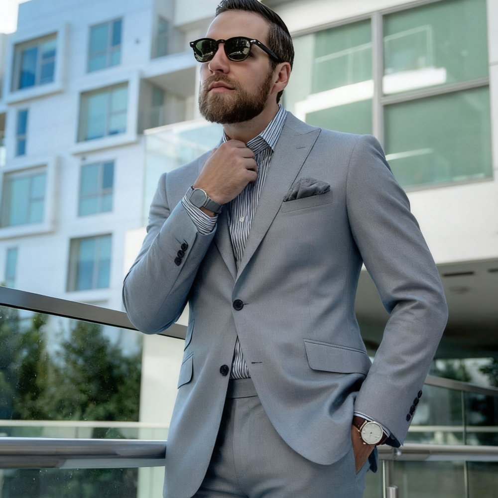 Blue Suit Men's Custom-Fit Ter - Men'S Formal Wear For Graduation recensie en prijs