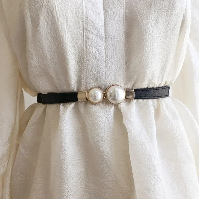 Women's Belt Creative Double P - Formal Belt Leather Thin recensie en prijs