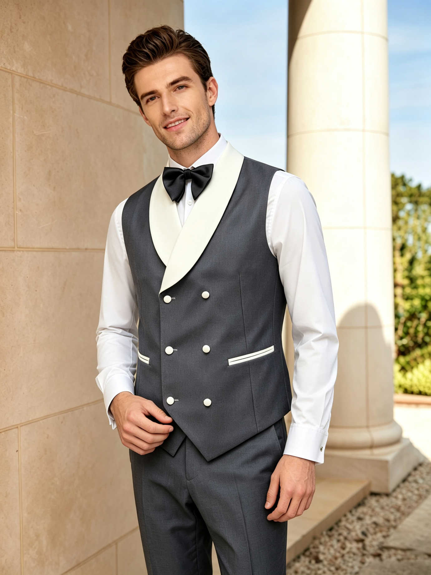Handsome Tuxedos Men Suits Sha - Men'S Formal Wear For Engagement recensie en prijs