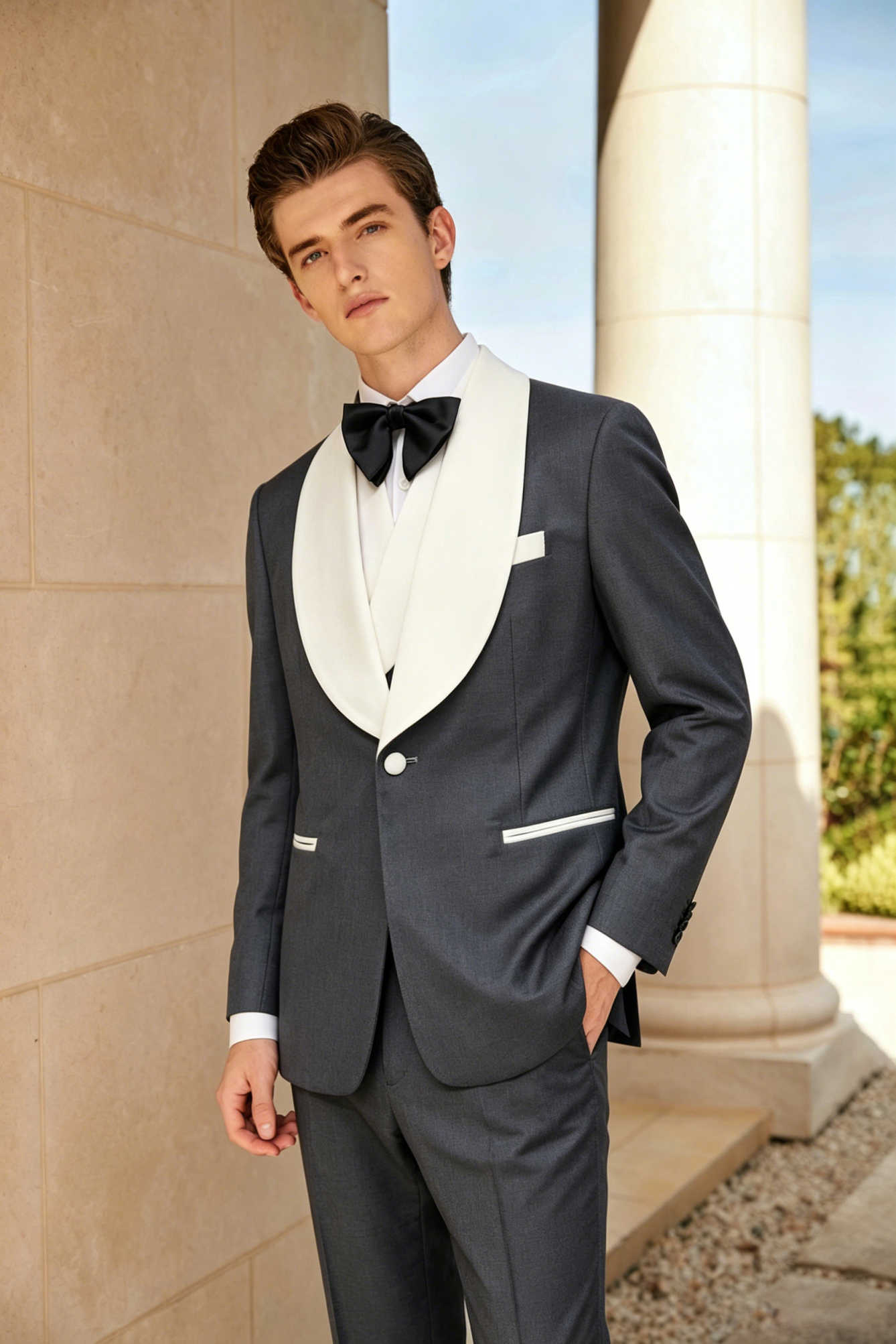 Handsome Tuxedos Men Suits Sha - Men'S Formal Wear For Engagement recensie en prijs