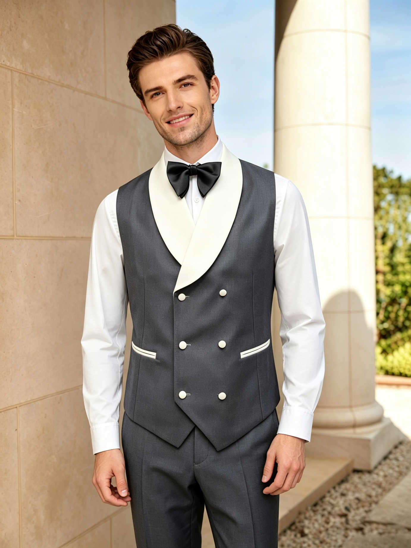 Handsome Tuxedos Men Suits Sha - Men'S Formal Wear For Engagement recensie en prijs