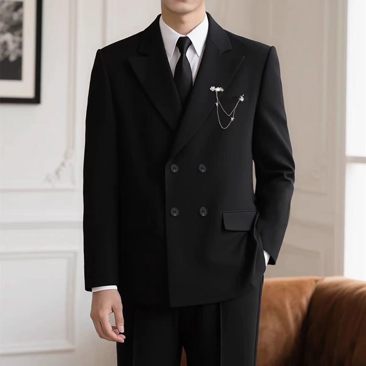 Casual Double-Breasted Wedding - Men'S Formal Wear For Engagement recensie en prijs